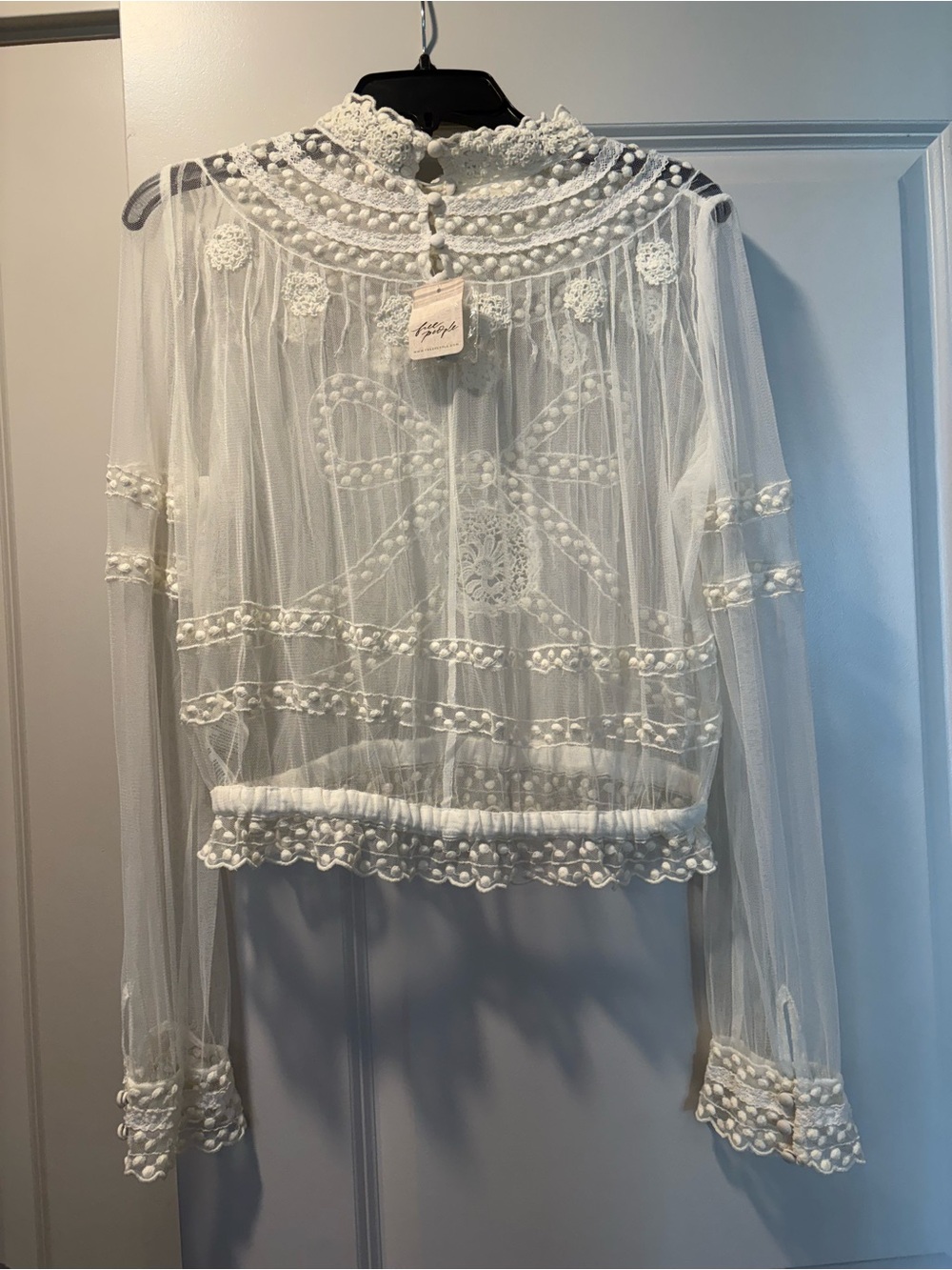 Free people Forever Romance Blouse NWT L
